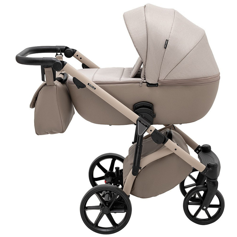 Універсальна коляска 2 в 1 Adamex Nola Natura cappuccino