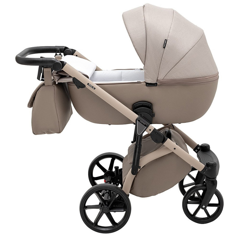 Універсальна коляска 2 в 1 Adamex Nola Natura cappuccino