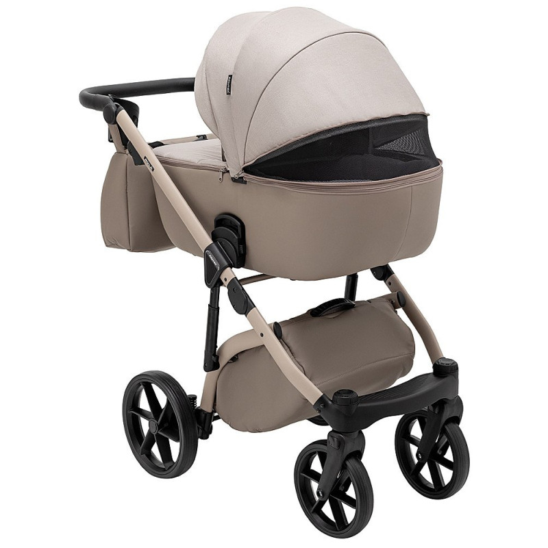 Універсальна коляска 2 в 1 Adamex Nola Natura cappuccino