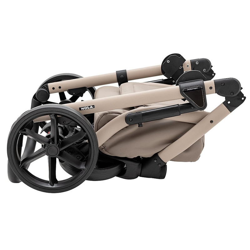 Універсальна коляска 2 в 1 Adamex Nola Natura cappuccino