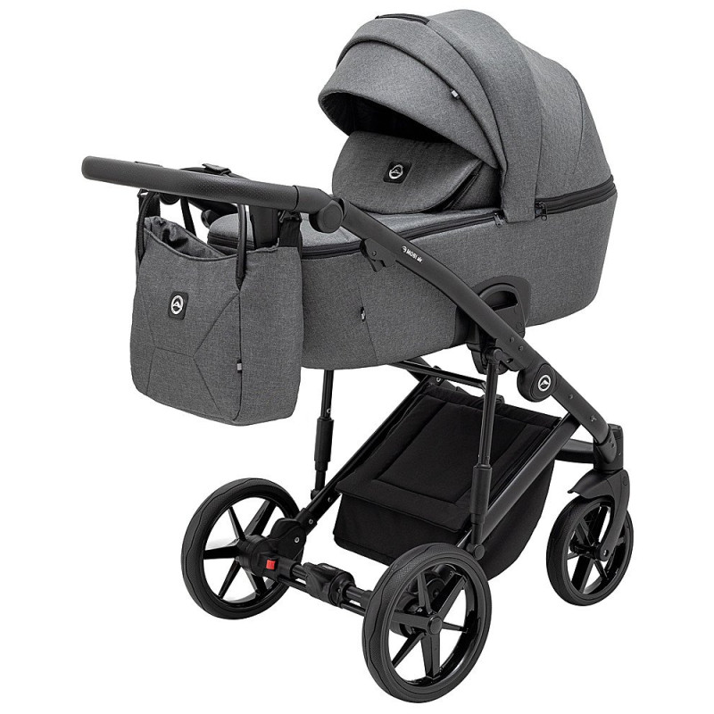 Універсальна коляска 2 в 1 Adamex Mobi Air Thermo New TIP tk-57 графіт