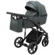 Універсальна коляска 2 в 1 Adamex Mobi Air Thermo New ECO темо-зелений