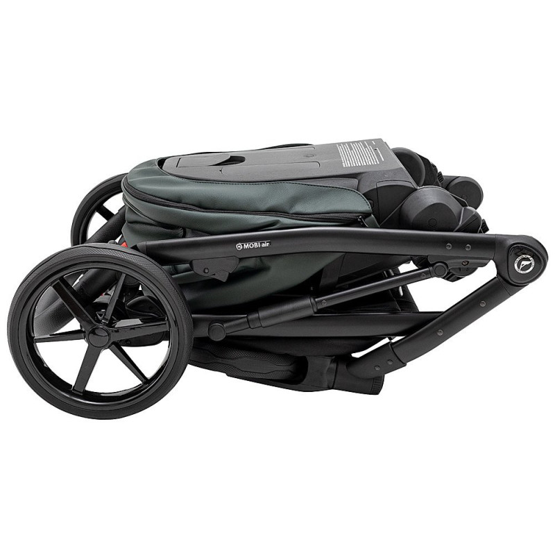 Універсальна коляска 2 в 1 Adamex Mobi Air Thermo New ECO темо-зелений