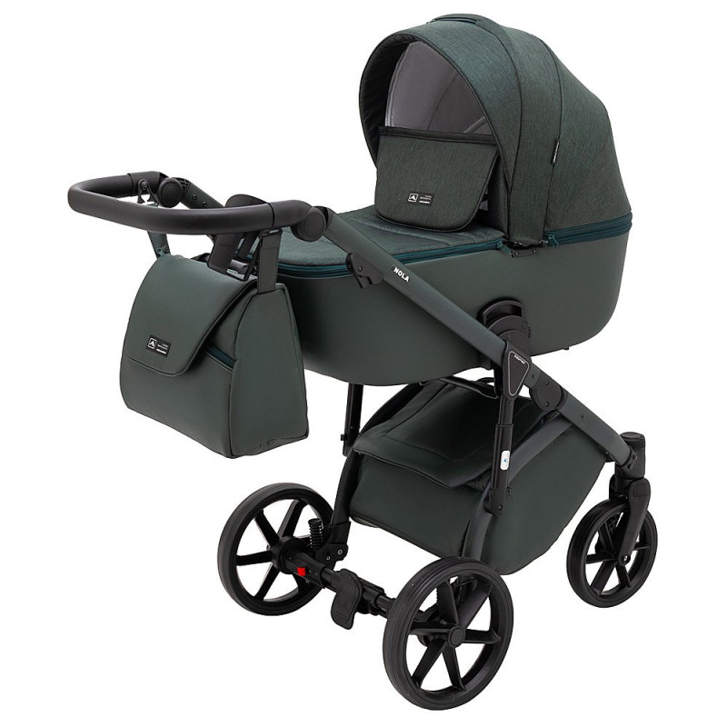 Універсальна коляска 2 в 1 Adamex Nola Natura 12 forest