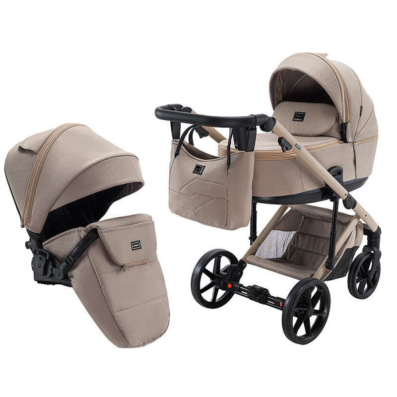 Універсальна коляска 2 в 1 Adamex Dolce Natura cappuccino