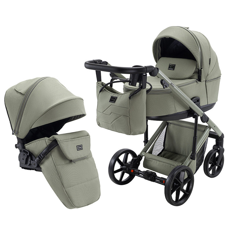 Універсальна коляска 2 в 1 Adamex Dolce Natura 7 salvia