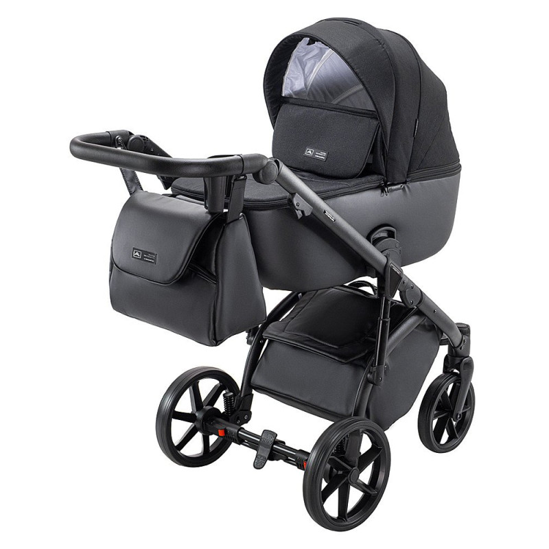 Універсальна коляска 2 в 1 Adamex Nola Natura carbon
