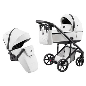 Універсальна коляска 2 в 1 Adamex Dolce Eco SA-1 білий