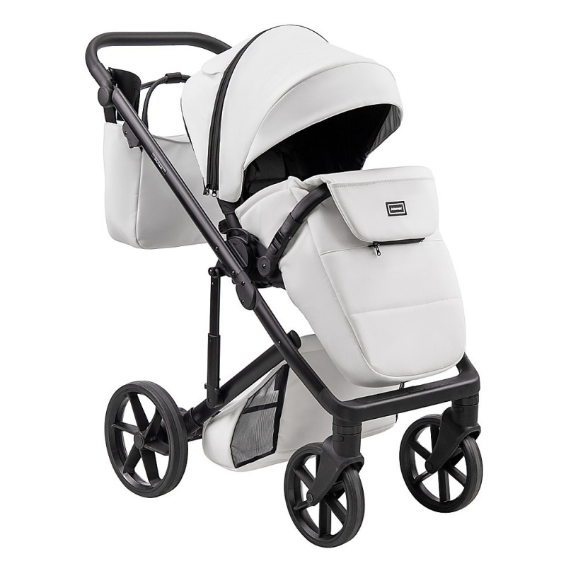 Універсальна коляска 2 в 1 Adamex Dolce Eco SA-1 білий