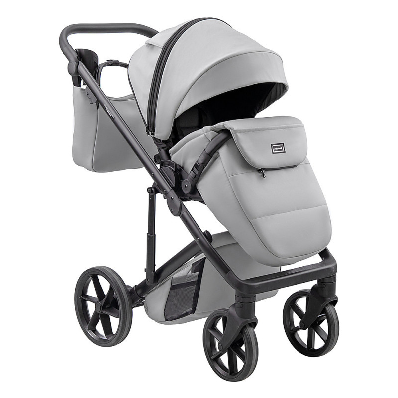 Універсальна коляска 2 в 1 Adamex Dolce Eco SA-3 світло-сірий