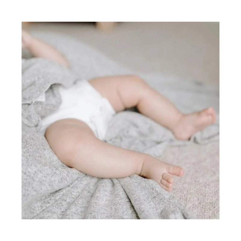 Пелюшка ADEN+ANAIS Подарунковий набір з трикотажного мусліну + шапочка heather grey