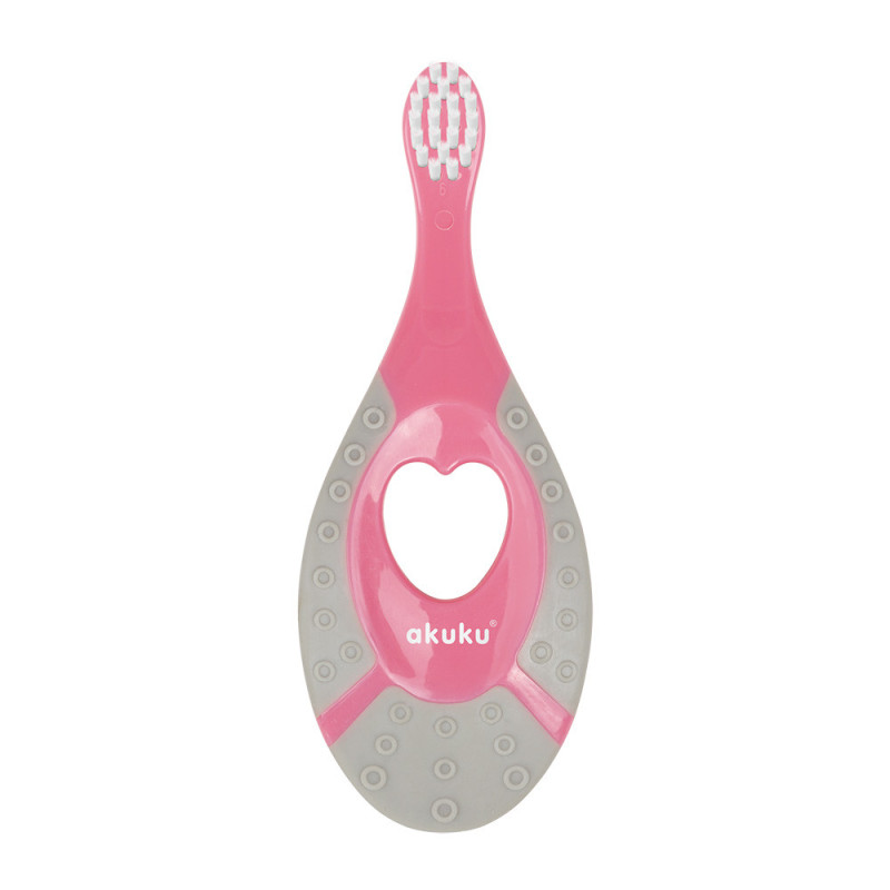 Зубна щітка 0-2 роки Akuku A0677 рожевтй