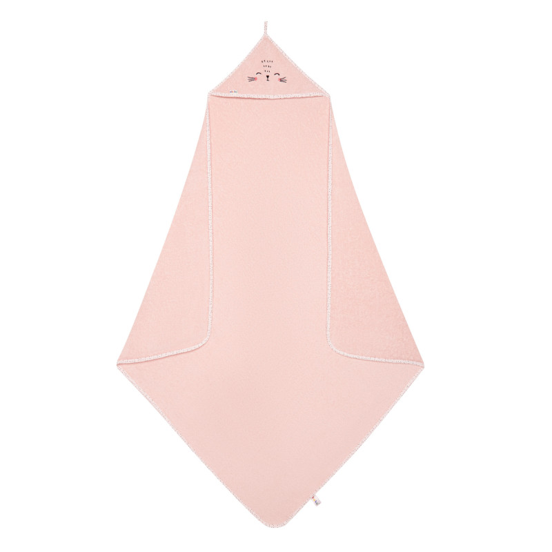 Рушник з капюшоном Котик 100x100 см Akuku A0664