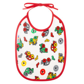 Нагрудник на зав'язках Машинки Akuku A1663