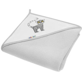 Рушник з капюшоном Akuku A1250 Лемур 100x100 см