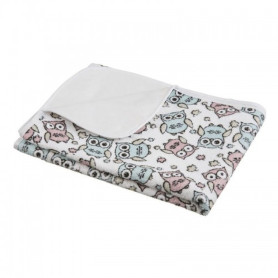 Підстилка для пеленання Akuku A1042 70x50 см блакитно-рожеві сови