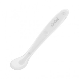 Силіконова ложка білий Akuku A0417