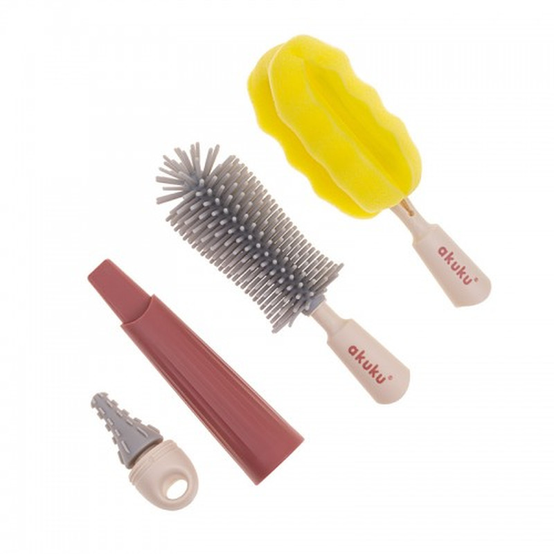 Набір щіток для пляшечок і сосок Akuku A0512