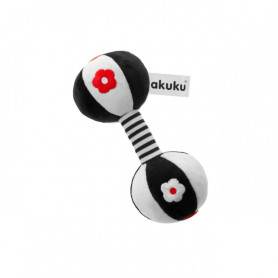 Плюшеве брязкальце гантель Akuku A0482