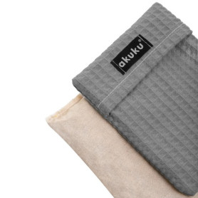 Грілка з вишневими кісточками 13x16 см сірий Akuku A0635