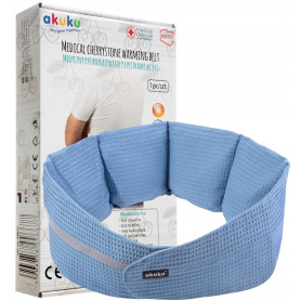 Лікувальний нагрівальний пояс з вишневими кісточками Akuku A0637