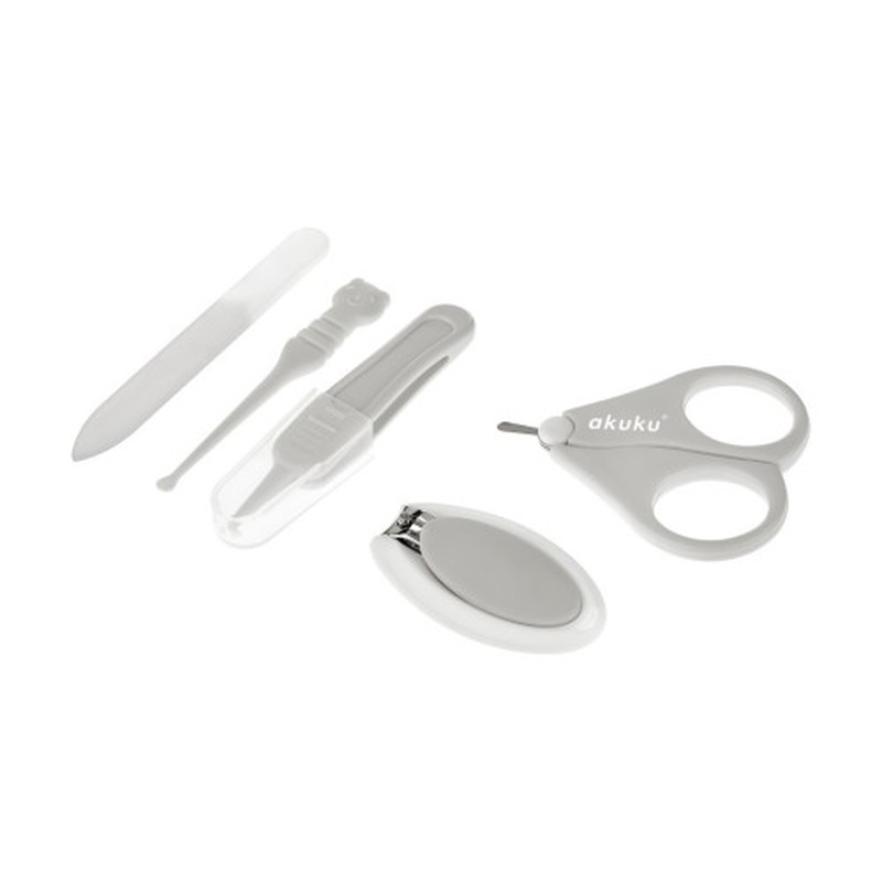 Манікюрний набір Якблуко сірий Akuku A0473