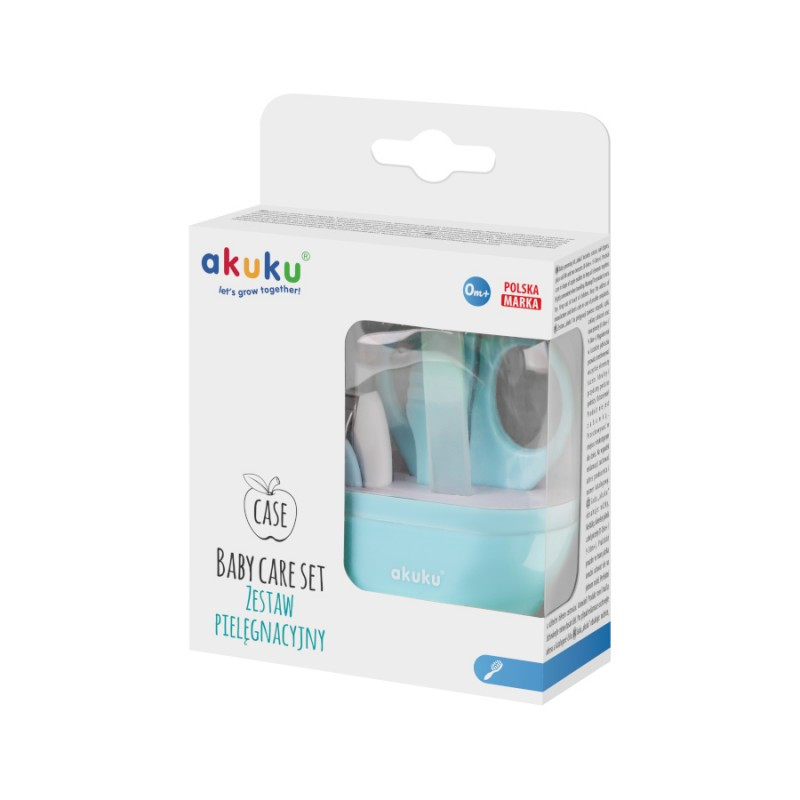 Манікюрний набір Якблуко блакитний Akuku A0043