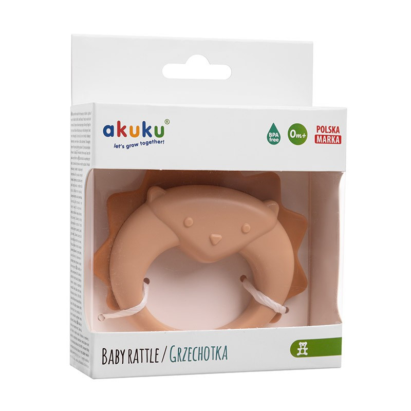 Брязкальце прорізувач Їжак Akuku A0540