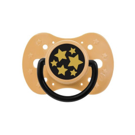 Пустушка Akuku A0591 від 12 міс золоті зірки