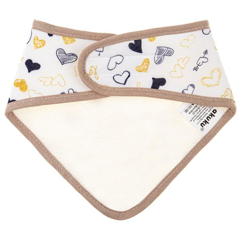 Нагрудник бандана Akuku A1512 сердечка