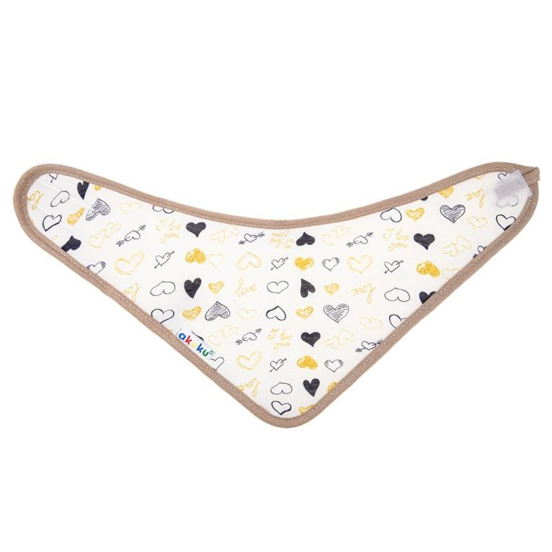 Нагрудник бандана Akuku A1512 сердечка