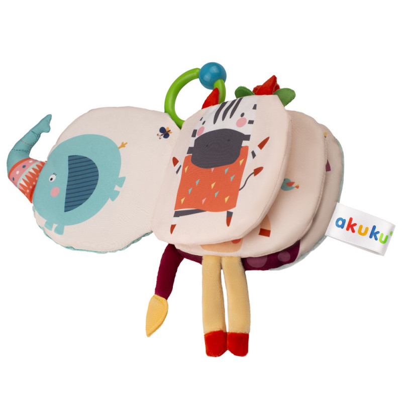 Сенсорна книга Слоник Akuku A0672