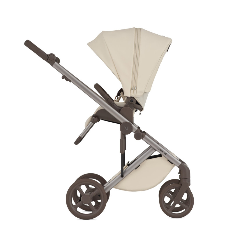 Універсальна коляска 2 в 1 Anex ELI Carrycot with softgoods el-07 | milky