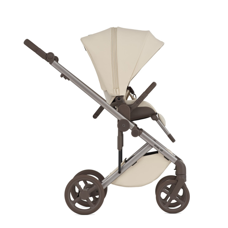 Універсальна коляска 2 в 1 Anex ELI Carrycot with softgoods el-07 | milky