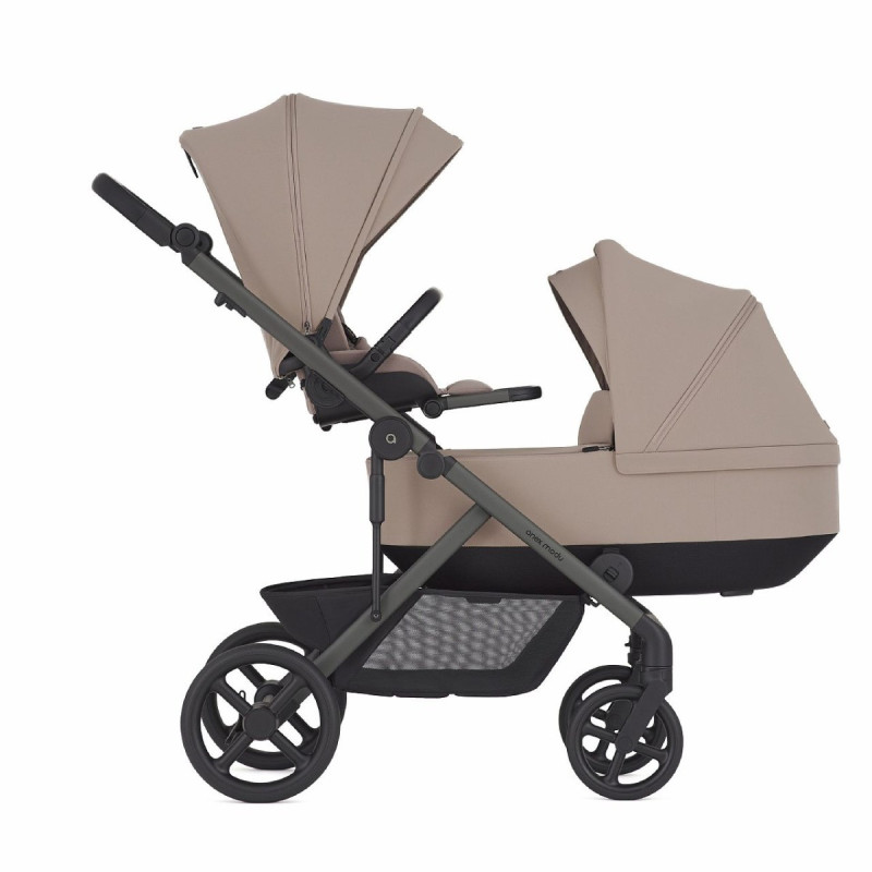 Універсальна коляска 2 в 1 для двійні Anex Modu Double Stroller (2carrycot+2seat) MD-01 | Rooty