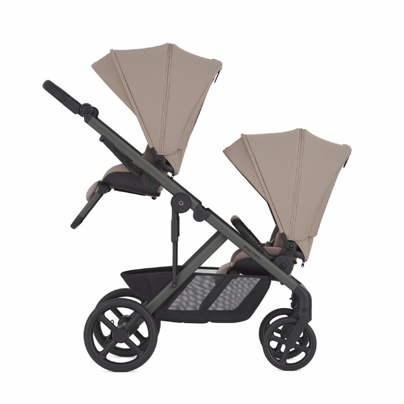 Універсальна коляска 2 в 1 для двійні Anex Modu Double Stroller (2carrycot+2seat) MD-01 | Rooty