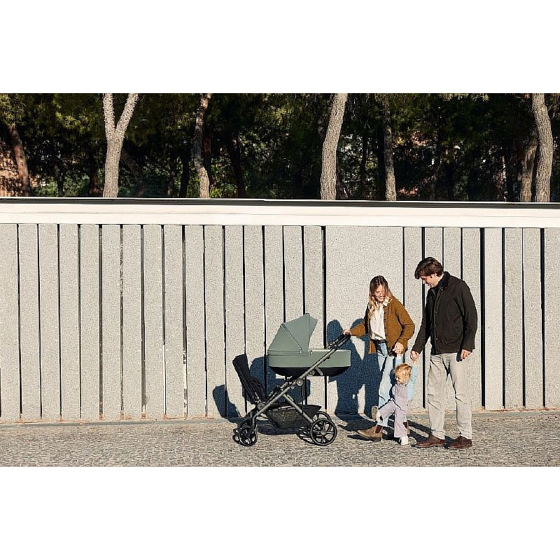 Універсальна коляска 2 в 1 Modu Double Stroller (carrycot+seat) MD-02 | Greeny