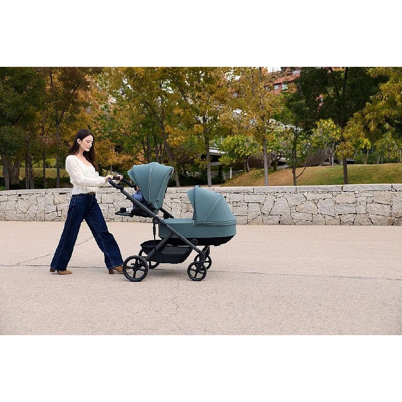 Універсальна коляска 2 в 1 Modu Double Stroller (carrycot+seat) MD-02 | Greeny