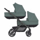 Універсальна коляска 2 в 1 для двійні Anex Modu Double Stroller (2carrycot+2seat) MD-02 | Greeny