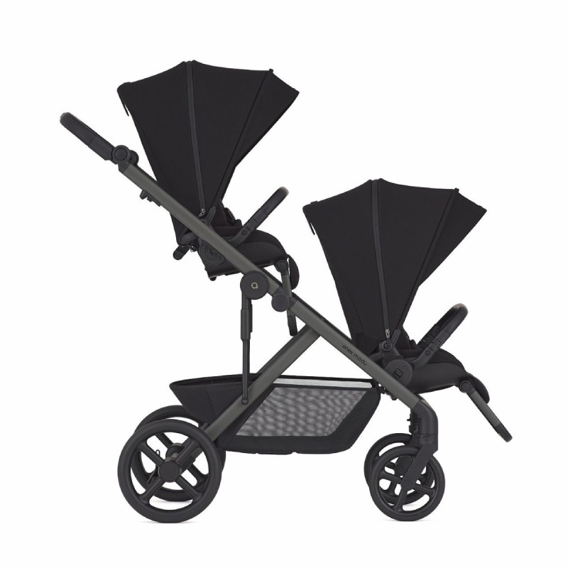 Універсальна коляска 2 в 1 для двійні Anex Modu Double Stroller (2carrycot+2seat) MD-03 | Nighty