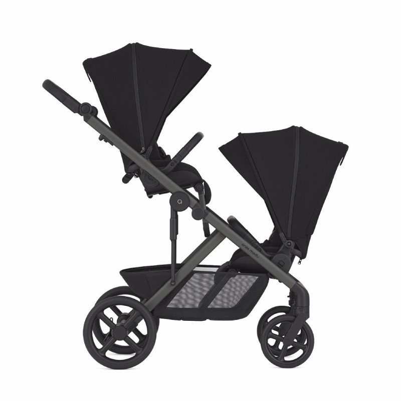 Універсальна коляска 2 в 1 для двійні Anex Modu Double Stroller (2carrycot+2seat) MD-03 | Nighty