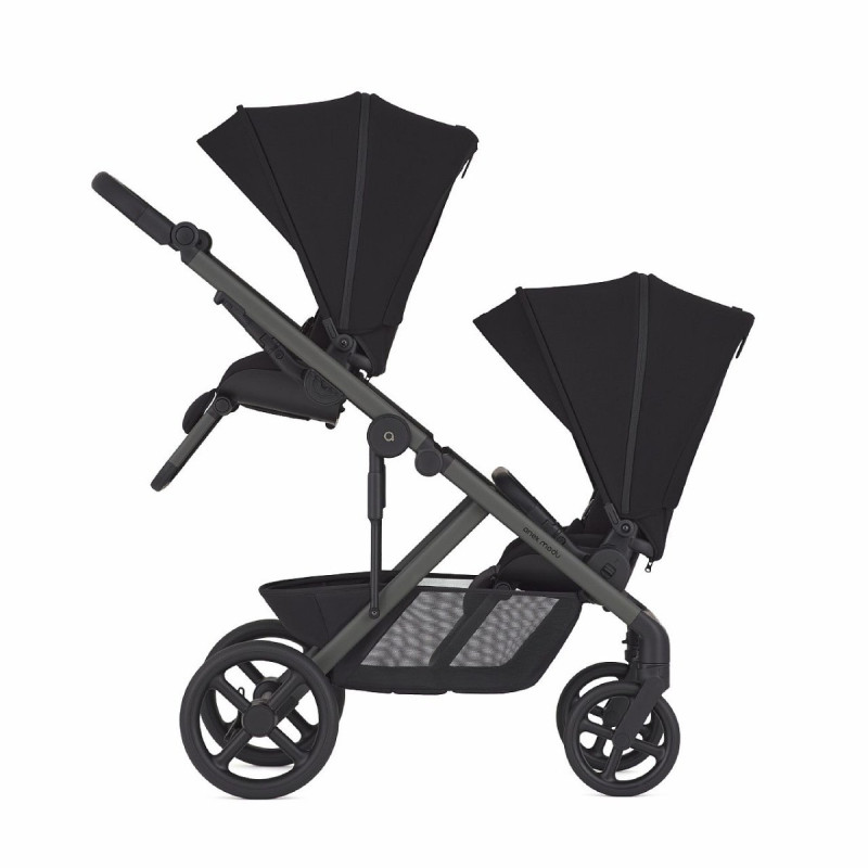 Універсальна коляска 2 в 1 для двійні Anex Modu Double Stroller (2carrycot+2seat) MD-03 | Nighty