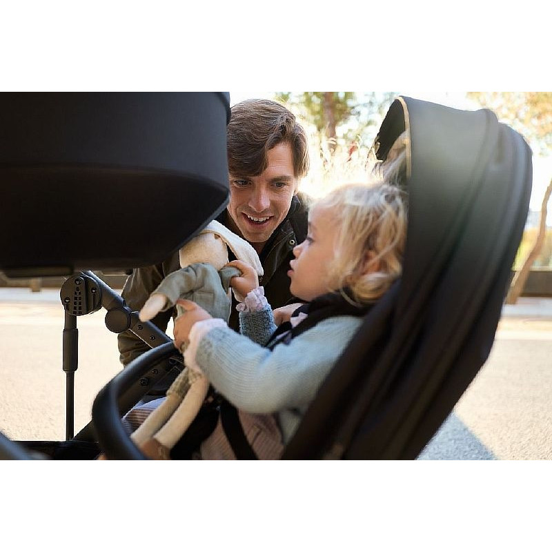 Універсальна коляска 2 в 1 для двійні Anex Modu Double Stroller (2carrycot+2seat) MD-03 | Nighty