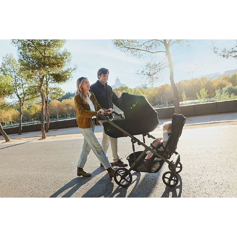 Універсальна коляска 2 в 1 для двійні Anex Modu Double Stroller (2carrycot+2seat) MD-03 | Nighty