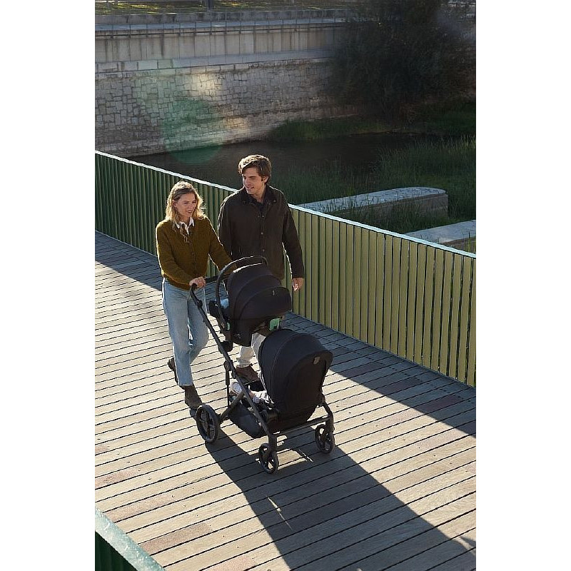 Універсальна коляска 2 в 1 для двійні Anex Modu Double Stroller (2carrycot+2seat) MD-03 | Nighty