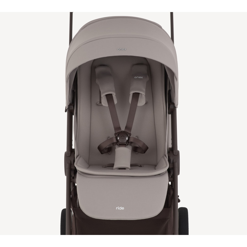 Прогулянкова коляска Anex Ride Stroller Brown Frame Chrome RD-01