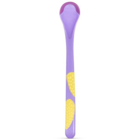 Ложка BABOO Термочутлива фіолетова, 4+ міс