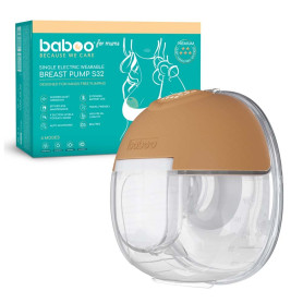 Молоковідсмоктувач BABOO електричний портативний колір какао