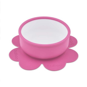 Тарілка BABOO Мисочка силіконова з основою-присоскою, фіолетова, 6+ міс