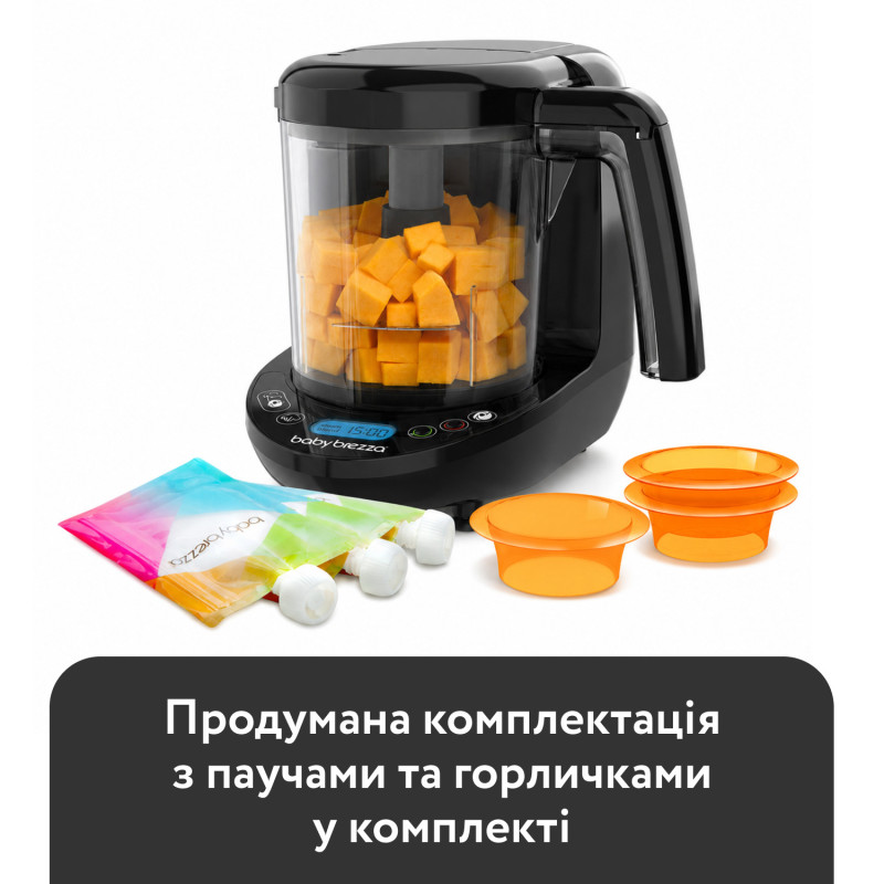 Блендер-пароварка Baby Brezza One Step Deluxe Чорний